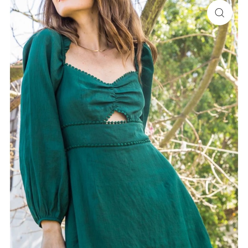 Altar’d State Emerald Green Dress - Picture 2 of 13